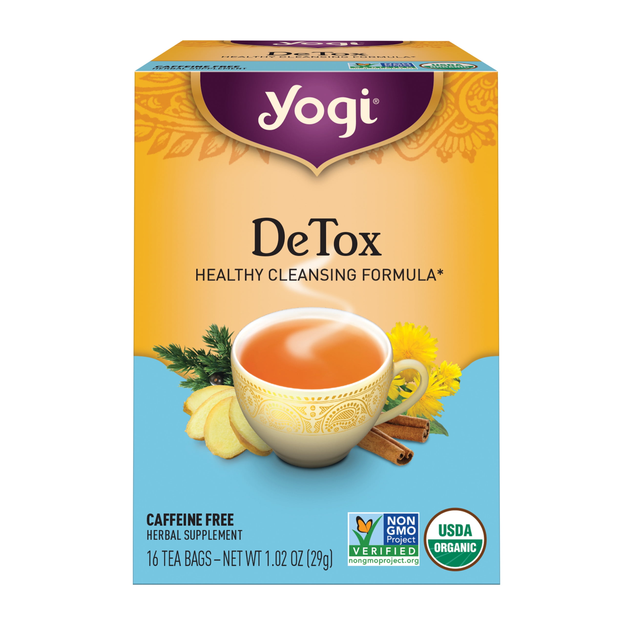 Yogi DeTox herbal tea